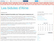 Tablet Screenshot of lesbidulesdaline.canalblog.com
