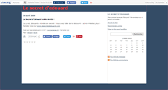 Desktop Screenshot of lesecretdedouard.canalblog.com