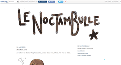 Desktop Screenshot of lenoctambulle.canalblog.com