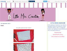 Tablet Screenshot of littlemisscrea.canalblog.com