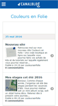 Mobile Screenshot of couleursenfolie.canalblog.com