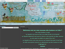 Tablet Screenshot of couleursenfolie.canalblog.com