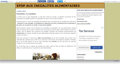 Desktop Screenshot of inegalimentaires.canalblog.com