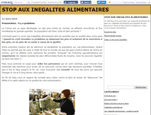 Tablet Screenshot of inegalimentaires.canalblog.com
