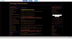 Desktop Screenshot of etrangefestcaen.canalblog.com