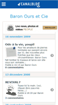 Mobile Screenshot of baronours.canalblog.com