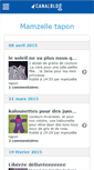 Mobile Screenshot of mamzelletapon.canalblog.com