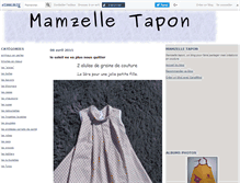 Tablet Screenshot of mamzelletapon.canalblog.com