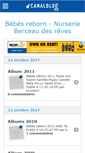 Mobile Screenshot of berceaudesreves.canalblog.com