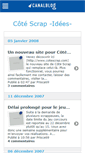 Mobile Screenshot of cotescrapidees.canalblog.com