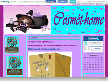 Tablet Screenshot of cosmethome.canalblog.com