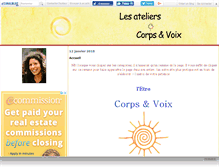Tablet Screenshot of corpsetvoix.canalblog.com