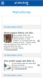 Mobile Screenshot of mainascrap.canalblog.com