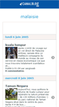 Mobile Screenshot of malaisie2005.canalblog.com
