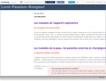 Tablet Screenshot of loverongeur.canalblog.com