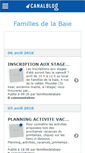 Mobile Screenshot of famillesdelabaie.canalblog.com
