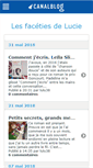Mobile Screenshot of facetiesdelucie.canalblog.com