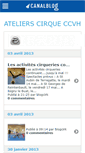 Mobile Screenshot of cirqueccvh.canalblog.com