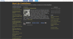 Desktop Screenshot of bonidecastellane.canalblog.com