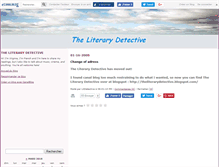 Tablet Screenshot of litdetective.canalblog.com