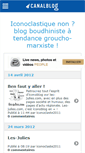 Mobile Screenshot of iconoblog.canalblog.com