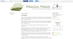 Desktop Screenshot of passionpapier.canalblog.com