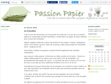 Tablet Screenshot of passionpapier.canalblog.com
