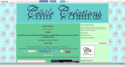 Desktop Screenshot of cecilecreations.canalblog.com