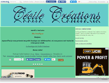 Tablet Screenshot of cecilecreations.canalblog.com