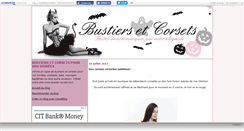 Desktop Screenshot of bustieretcorset.canalblog.com