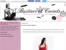 Tablet Screenshot of bustieretcorset.canalblog.com