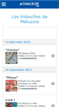 Mobile Screenshot of melusinecrea.canalblog.com