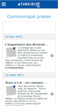 Mobile Screenshot of communique70.canalblog.com