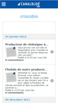 Mobile Screenshot of crocobio30.canalblog.com