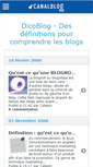 Mobile Screenshot of dicoblog.canalblog.com