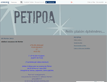 Tablet Screenshot of petipoa.canalblog.com