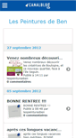 Mobile Screenshot of lespeinturesben.canalblog.com