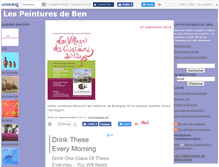 Tablet Screenshot of lespeinturesben.canalblog.com