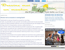 Tablet Screenshot of dessineunmouton.canalblog.com