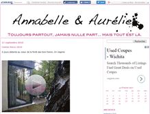 Tablet Screenshot of annabelleaurelie.canalblog.com