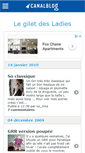 Mobile Screenshot of giletdesladies.canalblog.com