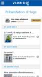 Mobile Screenshot of hugo2010.canalblog.com