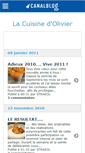 Mobile Screenshot of cuisinedolivier.canalblog.com