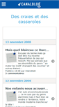 Mobile Screenshot of clairetteb.canalblog.com