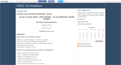 Desktop Screenshot of esicformation.canalblog.com