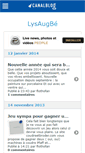 Mobile Screenshot of lysaugbe.canalblog.com