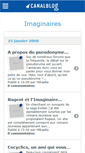 Mobile Screenshot of imaginaires.canalblog.com