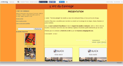 Desktop Screenshot of lartducannage.canalblog.com