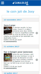 Mobile Screenshot of josyfr.canalblog.com