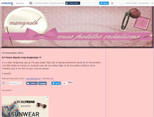 Tablet Screenshot of mamynath.canalblog.com